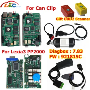 Высокое качество может закрепить V190 с CYPRESS AN2135SC/2136SC чип Diagbox 7,83 Leixia3 PP2000 A+ OBD2 диагностический сканер инструмент - Цвет: green board