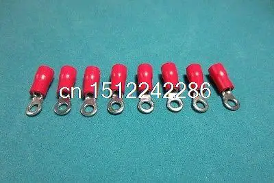 1000pcs RV1.25-3.2 Round Type Red Pre Insulated Terminals for AWG 22-16 | Обустройство дома
