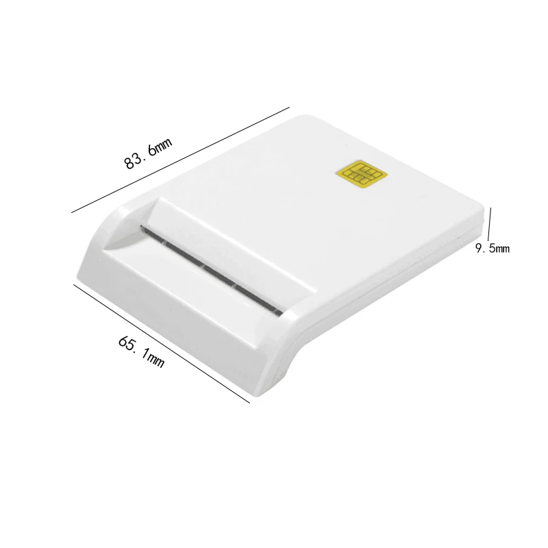 

USB 2.0 Credit Card Reader Chips IC Cards Writer With SIM Slot For Smart Cards XR649