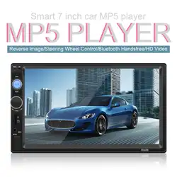 7 дюймов 2 DIN Bluetooth HD сенсорный экран автомобиля видео FM Радио стерео плеер Ссылка для iPhone и Android/Aux In/камера заднего вида