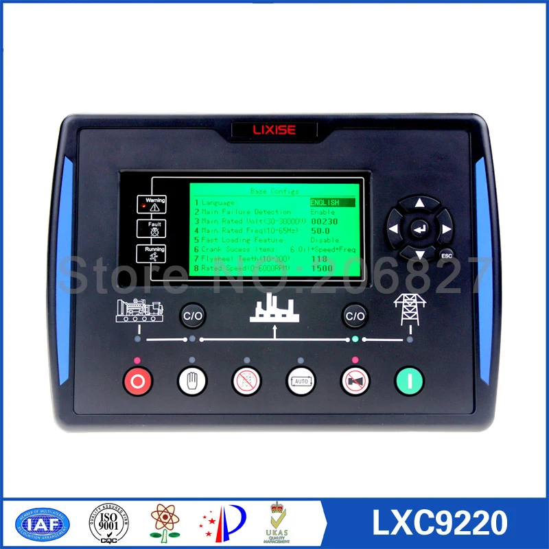 Generator controller LXC9220 Completely replaced dse7220 amf ats control panel for diesel generator Generator controller LXC9220 Completely replaced dse7220 amf ats control panel for diesel generator