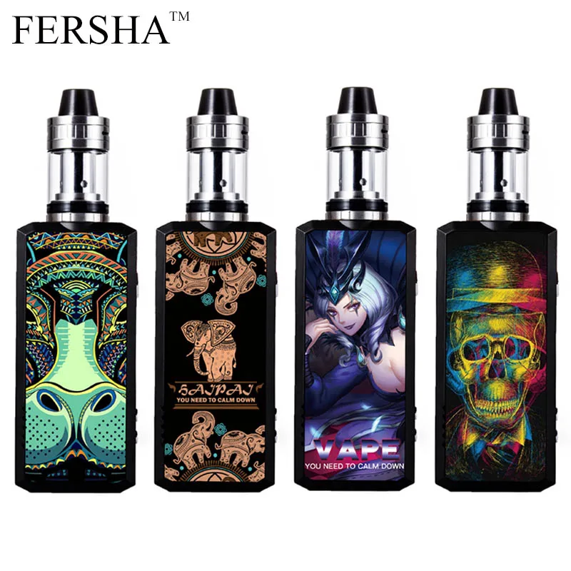 FERSHA GTS 80W vape mod box kit e-cigarette 2100mah battery 3ml tank 0.4ohm atomizer Power adjustable Electronic cigarette FERSHA GTS 80W vape mod box kit e-cigarette 2100mah battery 3ml tank 0.4ohm atomizer Power adjustable Electronic cigarette