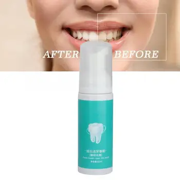 

Dentistry 60ML Whitening Tooth Cleaning Mousse Bad Breath Removal Adults Oral Care Foam Toothpaste Teeth Whitening