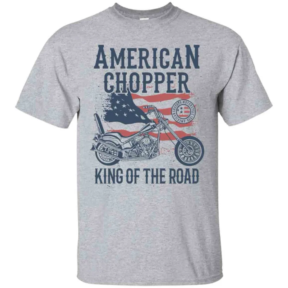T-Shirt Men 2019 New Print Men T-Shirt Summer American Chopper T-Shirt, Motorcycle Shirt, Classic Motorbike Nerd T-Shirts