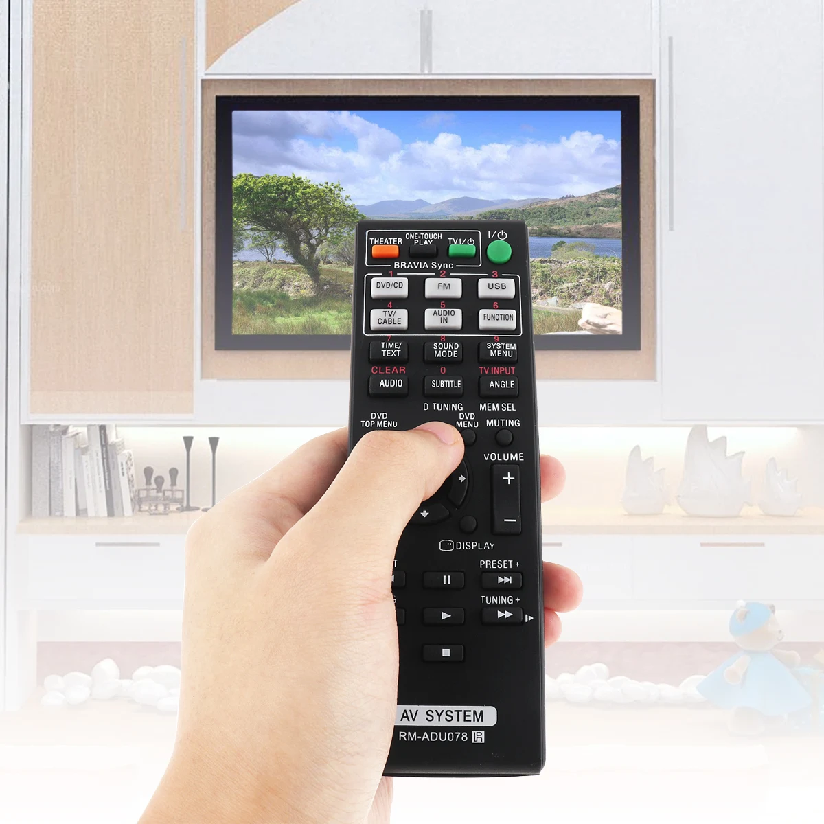 IR 433MHZ AV Remote Control with Long Transmission Distance for Sony RM