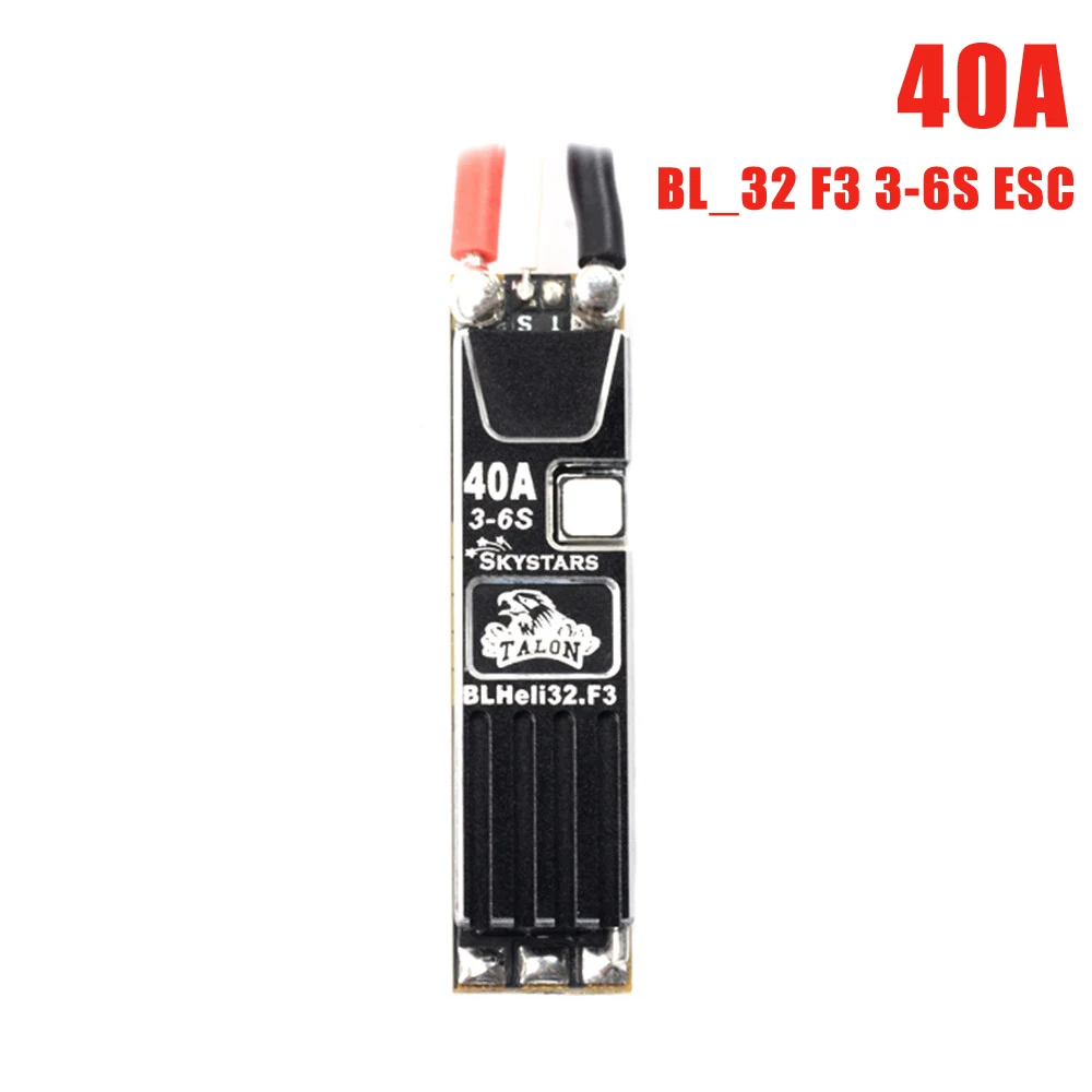 Skystars Talon32 Slim40A 40A BL_32 F3 3-6S ESC w/ RGB светодиодный Поддержка телеметрии для