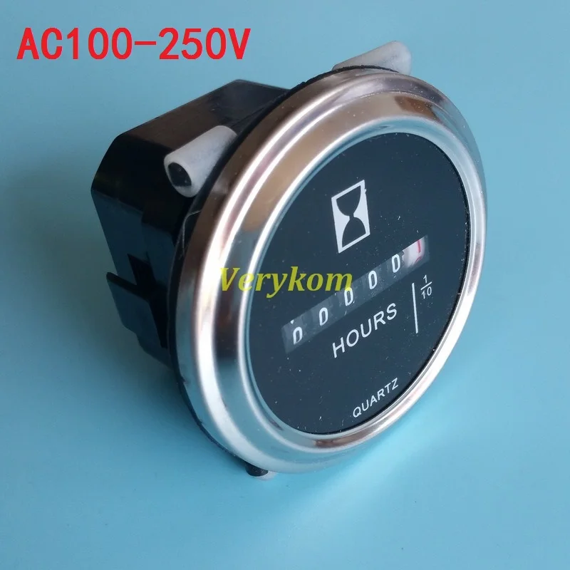 

20x AC 100-250 220 Volt 6 Digits Digital Hour Meter Time Counter Quartz Timer Hourmeter ( 0 to 99999.9 Hour) Fedex Free Shipping