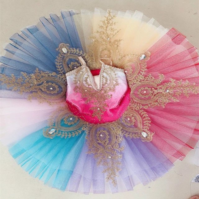 Disfraz de bailarina para niños, L (12-14), Multicolor