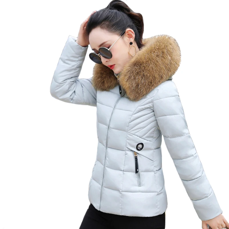 With Fur Hooded Women Winter Jacket Hooded Slim Womens Basic Jackets Outwear Female Coat Coats Chaqueta Mujer Invierno With Fur Hooded Women Winter Jacket Hooded Slim Womens Basic Jackets Outwear Female Coat Coats Chaqueta Mujer Invierno