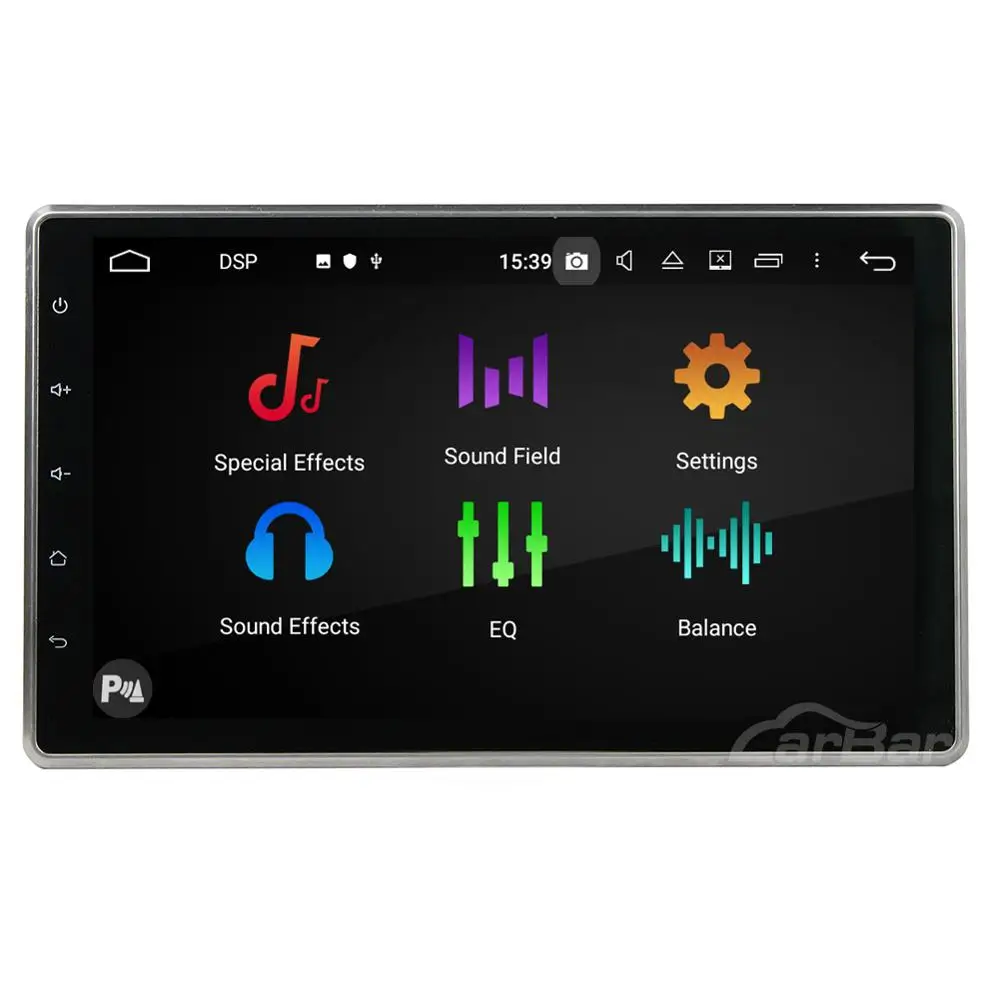 Flash Deal Carbar 10.1" Android 9.0 2 Din Universal Car DVD GPS  Stereo Radio Player Up Down Adjust Screen Build in DVD DSP with IPS Screen 2