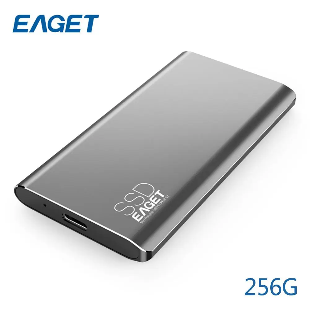 

EAGET M1 TYPE C 128 256GB Type C USB 3.1 External Hard Disk Portable SSD Mobile SSD