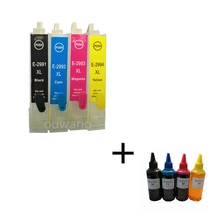 T2991 29 29XL T2994 заправляемые чернильные картриджи для принтеров Epson XP342 XP345 XP442 XP445 xp-445xp-345 с чипами автоматического сброса+ 400 мл чернилами