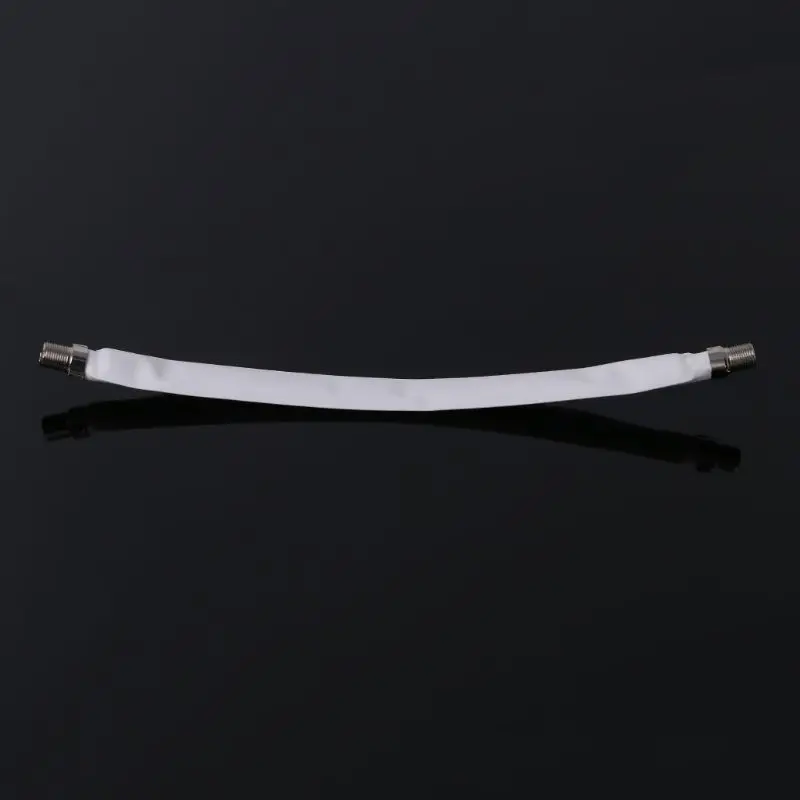 2PCS Window Flat F Connector Cable Coax Coaxial RG6 RG-6Door TV Satellite