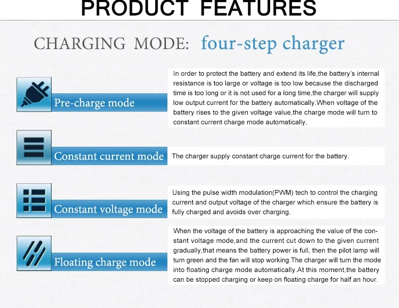 Carregador de Bateria Carregador de Bateria de Carro Suoercharger Charger Carregador Universal de Carro Ma-1230a 30a 12v 7 High Quality Renovação da Casa