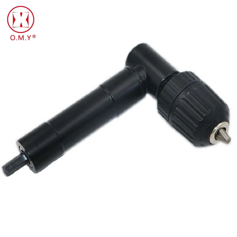 

OMY Right Angle Extended 90 Degree Cordless Drill Attachment With Keyless Chuck Electric Tool Accessories