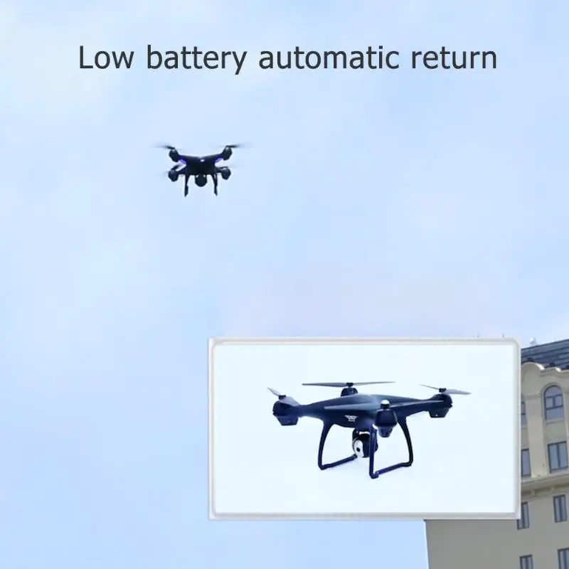 

S70W RC Drone Auto RC Airplanes Follow Altitude Hold 720P WIFI Camera GPS Return Remote Control FPV RC Quadcopter Drone Airplane