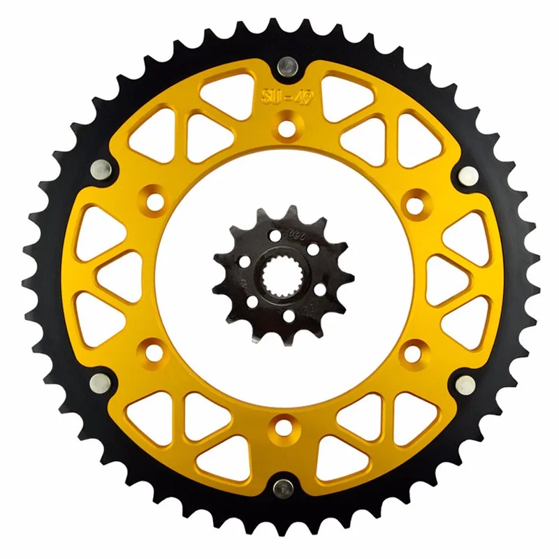 13/45 46 47 48 49 51 52 T Motorrad Vorne und Kettenrad Kit Für SUZUKI RM 125 1987-2011/RM-Z 250 2007-2012
