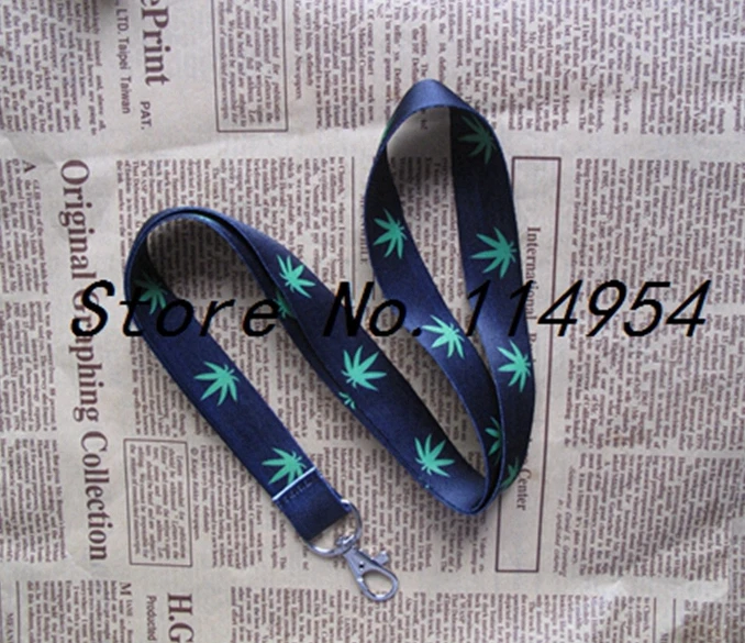 

Free shipping 10 Pcs /Wholesale lots Maple Leaf Necklace Strap Lanyards Cell Phone PDA Key ID Strap Charms L041