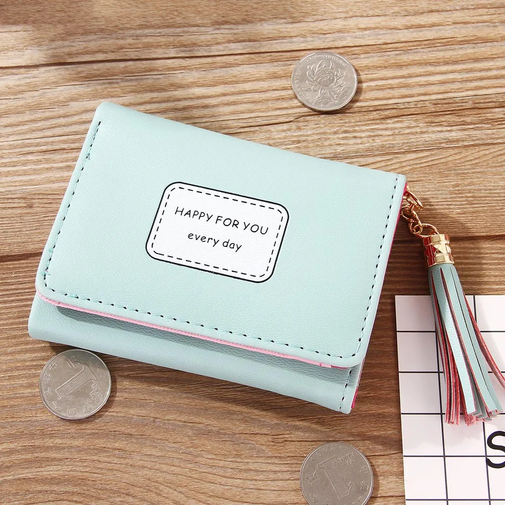 Женский модный кошелек, кошелек для монет, простой ретро стиль, на молнии, короткий кошелек, кошелек для монет, держатель для карт, сумочка, Женская Повседневная сумка для монет