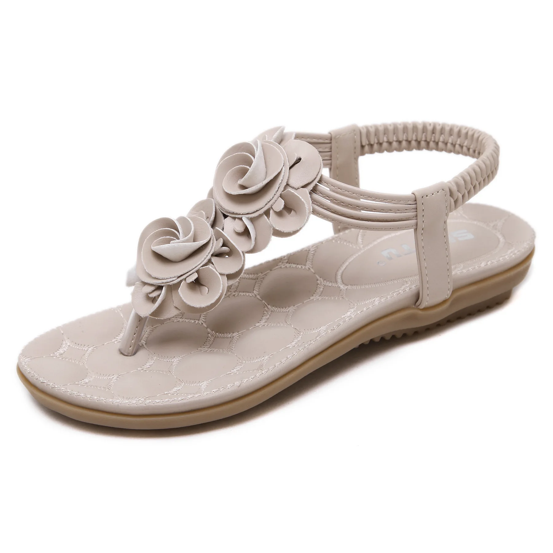 

Summer Women Shoes Elastic Band Women Sandals Flip Flops Bohemia Flat Sandals 2019 New Ladies Shoes Woman Sandalie Plus Size 42