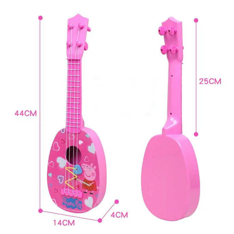 37cm Genuine Peppa Pig Fun to Learn The instruments Ukulele Kids Music Instrument Access All Areas 4