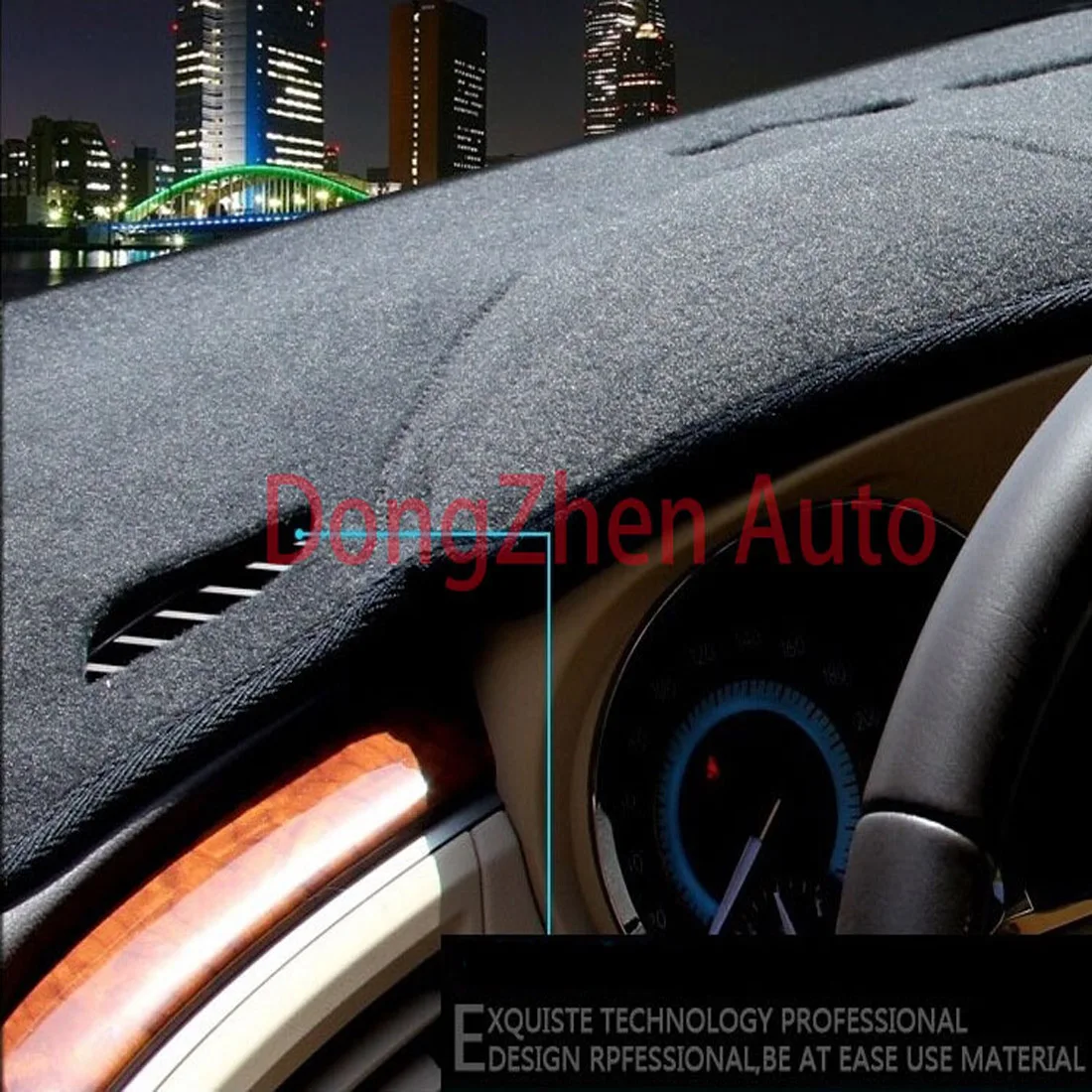 РЖС правая рука Drive приборной панели автомобиля Избегайте свет Pad инструмент крышка платформы стол Коврики ковры для Toyota Prado 2010- 2012