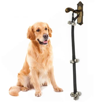 Adjustable Dog Doorbells for Dog Training and Housebreaking Pet Supply with 7 Bells