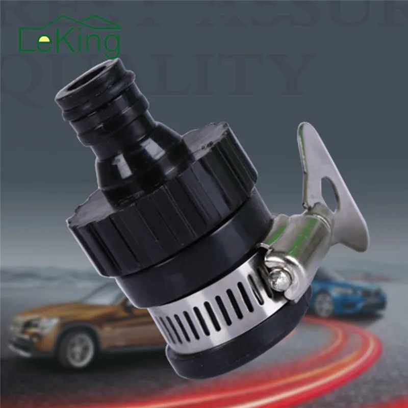 

Garden Water Hose Tap Plastic Universal Quick Connector With A Clamp For Shower Irrigation Watering Fitting Pipe