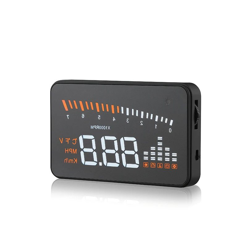 JUEFAN X5 OBD2 OBD II или EOBD HUD Дисплей Plug and Playcar автомобильный скоростной проектор лобовое