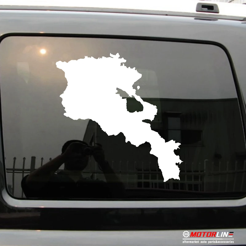 

Flag Map of Armenia Decal Sticker Car Vinyl pick size color die cut no bkgrd