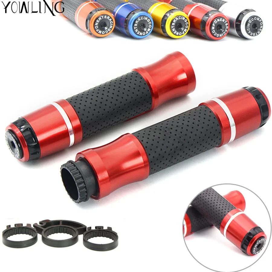 motorcycle handlebar grips & handle bar ends 7/8"22mm cap For Kawasaki Z250ABS Ninja250SL Z800ABS Z250SL Z800 Z1000 Z750 Versys