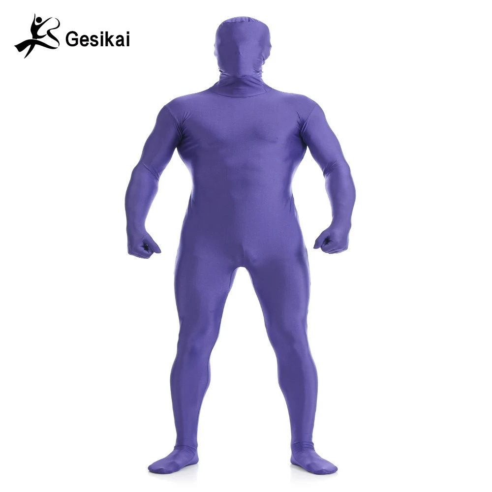 Gesikai мужской костюм Зентаи спандекс лайкра|skin tight suits|skin zentai suitzentai skin suit |