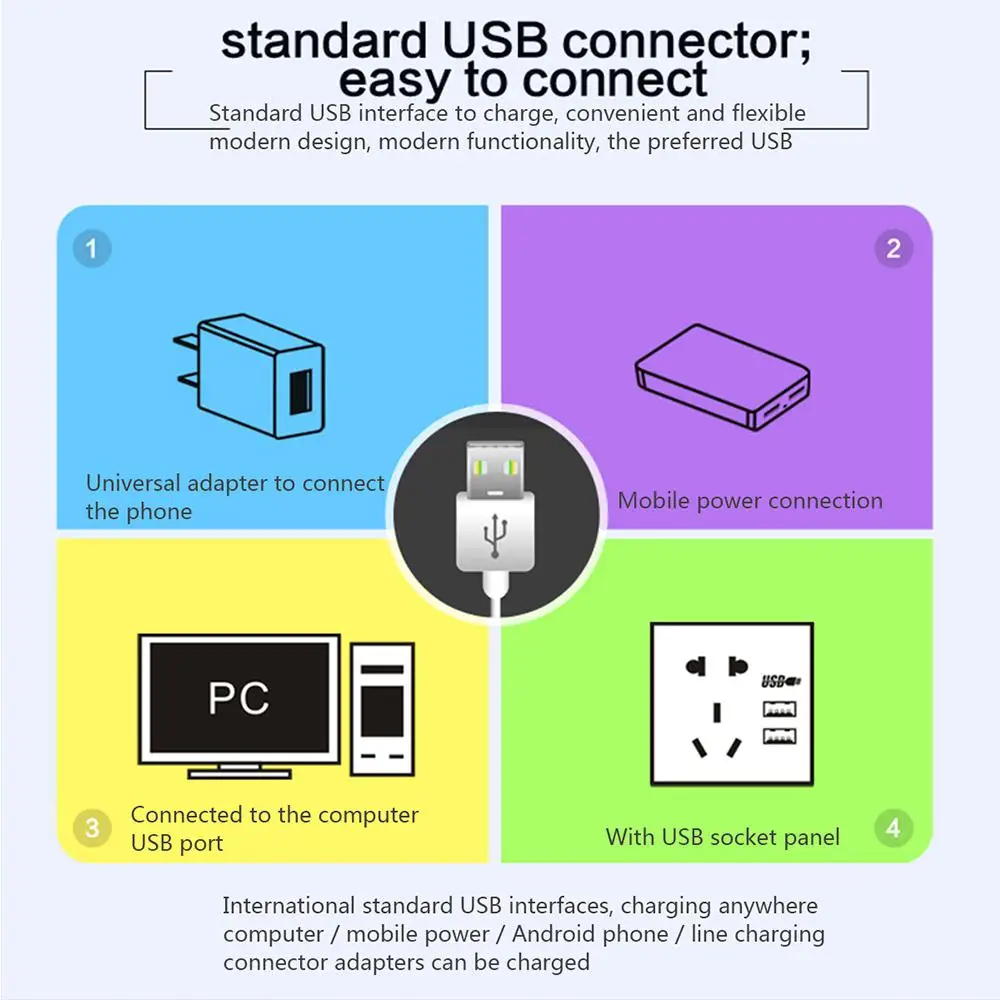 Litake 14 LEDClip свет стол зарядка через usb с гибким гусиной шее милые защита глаз дети учатся украшения кровать лампы