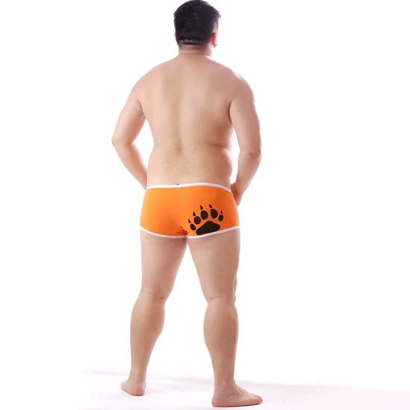 

Free Shipping Men's Plus Size Bear Claw Bear Paw Boxers Bear Underwear Sexy Shorts Design For Gay Bear M L XL XXL XXXL