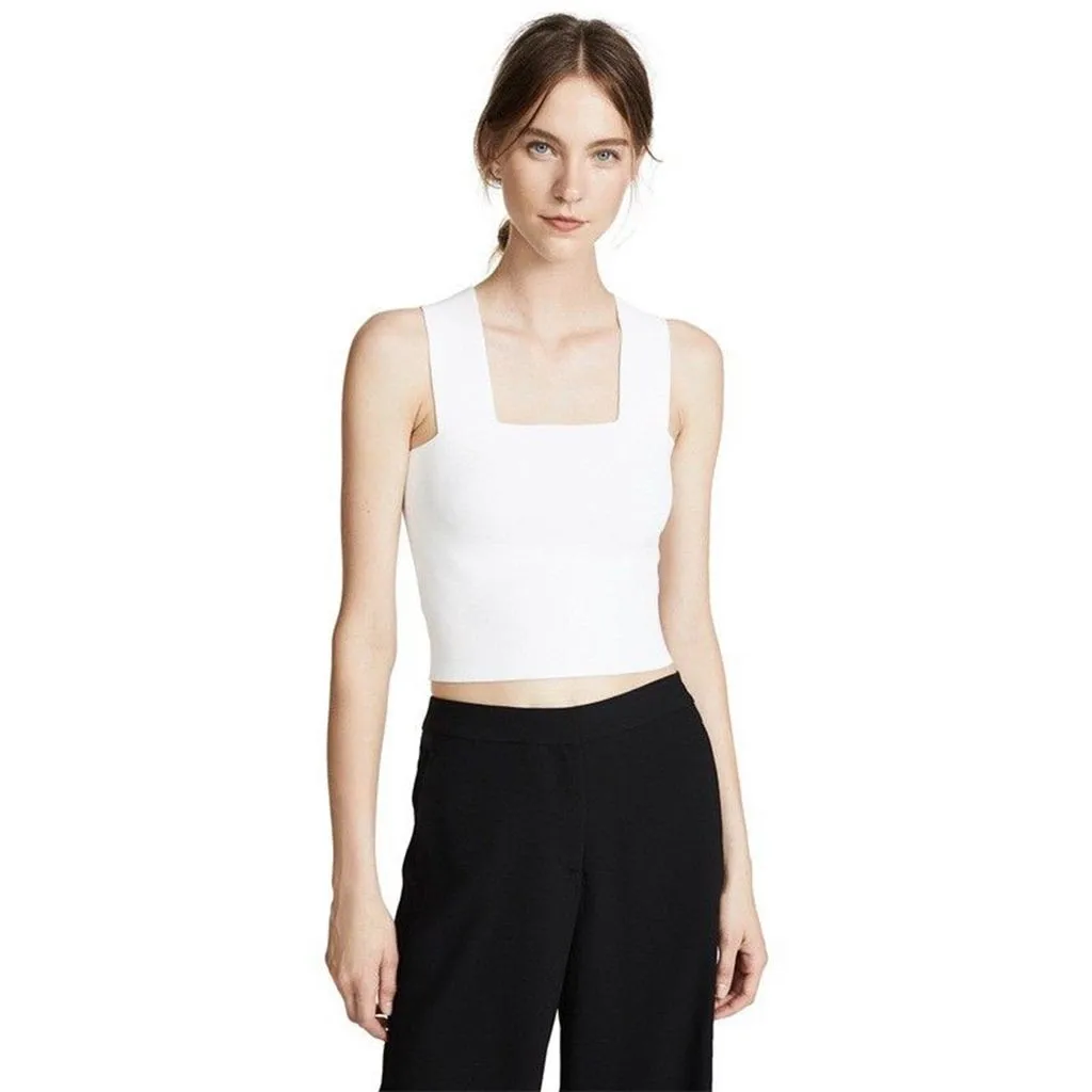 

2019 Spring Summer New Sleeveless Summer Tank Crop Tops Ladies Bustier Blouse Vest T-Shirt Slim Fit Body Bodycon Tank Tops Cami