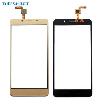 

For leagoo M8 or M8 Pro Black&Gold Touch Screen Sensor with Digitizer Touch Panel Repair parts with gift of Screen Protector