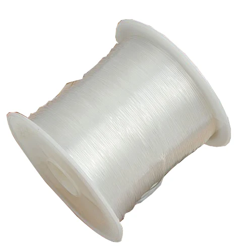 Roll 76 Yards 0.4mm Crystal Nylon Cord String Wire Beading Thread /Fishing Line