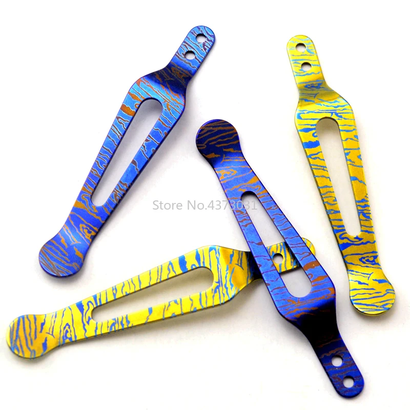 

1pc Hinder XM-18 / ZT 0055 Tc4 Titanium pocket Knife clip pocket clip belt clip