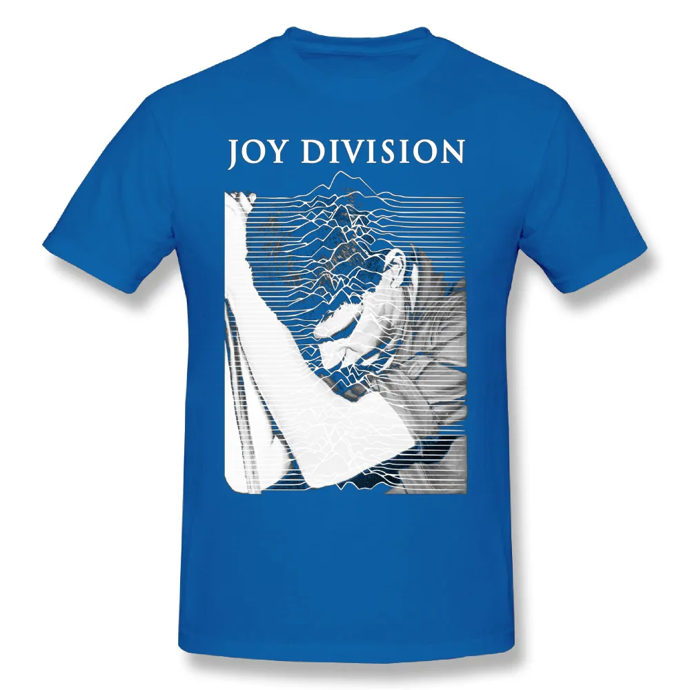 Новое поступление мужская футболка Joy Division модная уличная музыкальная футболка - Цвет: Синий