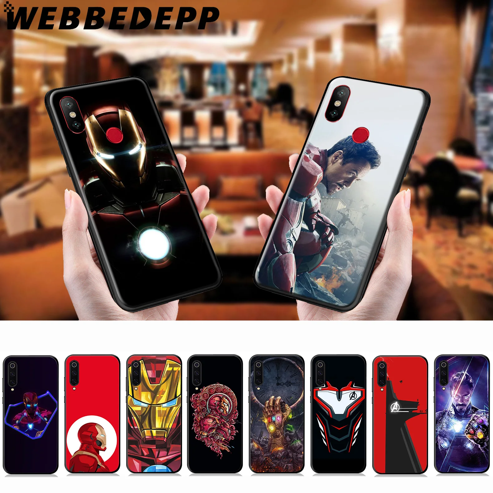 

WEBBEDEPP Marvel Iron Man Soft Case for Xiaomi Mi 9T 9 8 SE 6 A1 A2 A3 Lite MiA1 MiA2 MiA3 Mi F1 MAX 3 Mi8 CC9E CC9