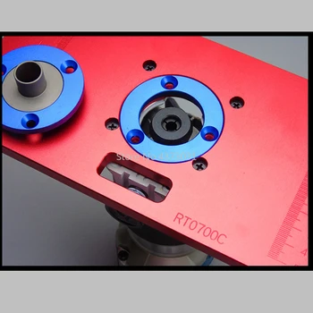 

235x120x10mm Universal Router Table Insert Plate For DIY Woodworking Wood Router Trimmer Models Engraving Machine