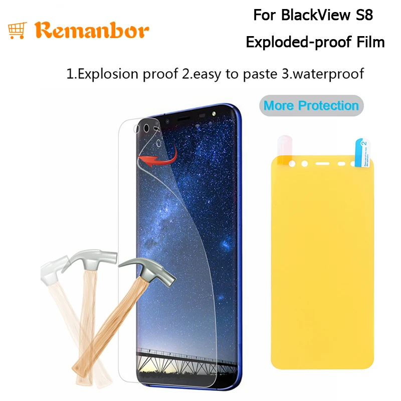 Remanbor 2 шт. для Blackview S8 не стекло Anti-Explosion защитный Плёнки Экран Замена | Мобильные