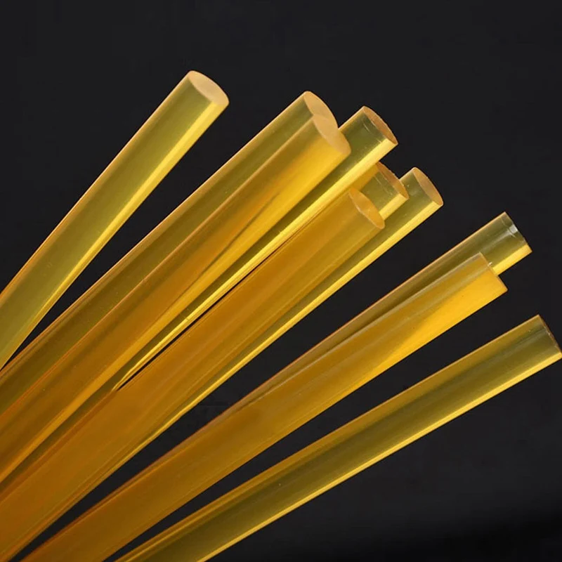 5pcs Yellow Hot Melt Glue Stick Car Body Paintless Dent Repair Puller Tool For Electric Glue Gun Craft Album Glue Sticks