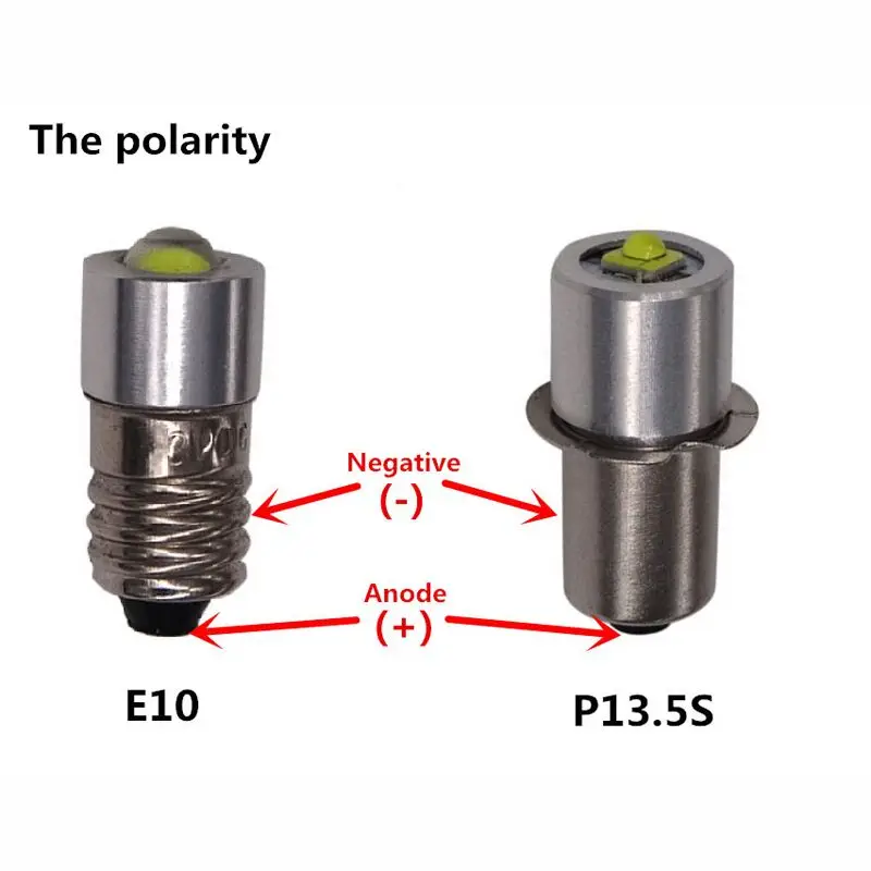 Светодиодный фонарь P13.5S CREE XPG2 0,5 Вт 1 Вт 3 Вт обновленная лампа C+ D Cell 3 в DC4-10V/6-24 В светодиодный Сменные лампочки для фонарика