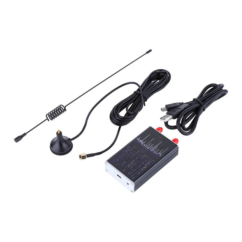 AABB-100khz-1.7ghz Полнодиапазонный UV RTL-SDR USB тюнер приемник/R820T+ 8232 Ham Радио 01 - Цвет: Black