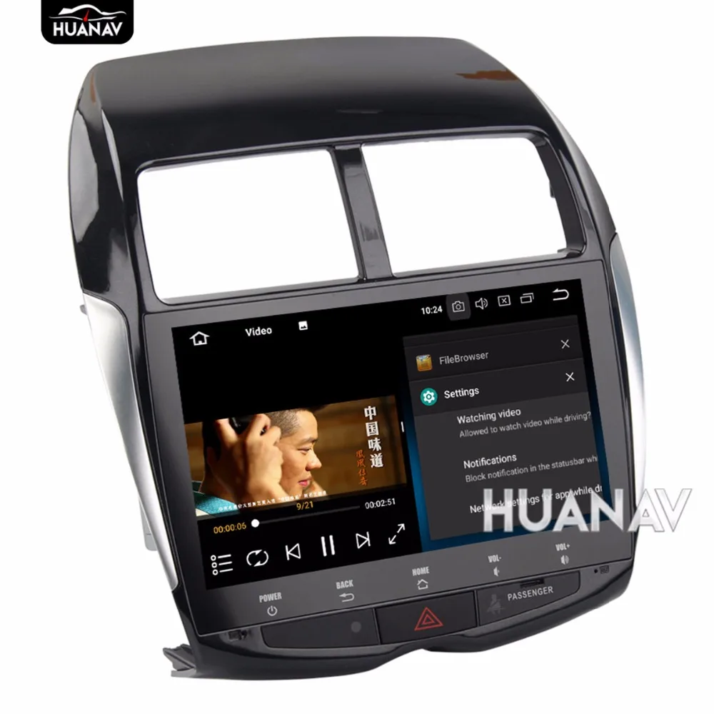 Cheap 10.2" Big screen 8 core Android8.0 Car DVD player GPS navigation for MITSUBISHI ASX RVR Outlander Sport 2010-2014 Auto Stereo 5