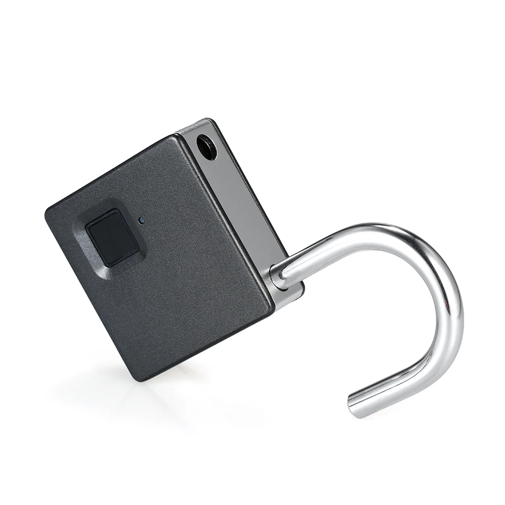 USB Перезаряжаемый умный замок отпечатков пальцев IP65 Водонепроницаемый Противоугонный замок безопасности дверь багаж чехол гаражный замок с 2 клавишами