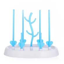 Useful Baby Bottle Dryer Rack simple tree shape Cleaning Drying Rack Shelf Kitchen Feeding Holder Tools