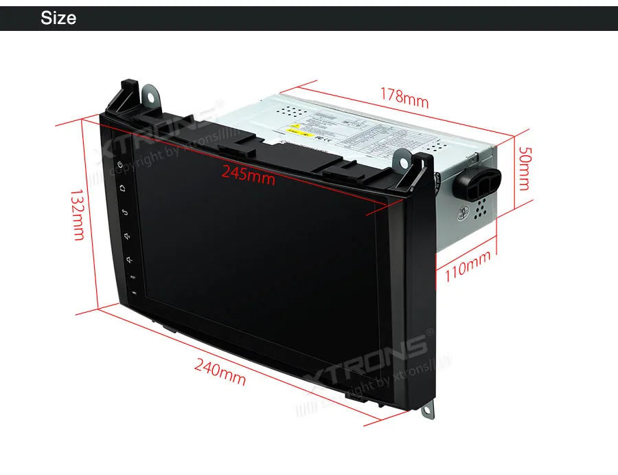 Discount 9" Octa-Core Android 9.0 4GBRAM+32GB Car Multimedia GPS Radio for Mercedes-Benz A-Class W169 2004-2012 & Sprinter W906 2006-2012 24