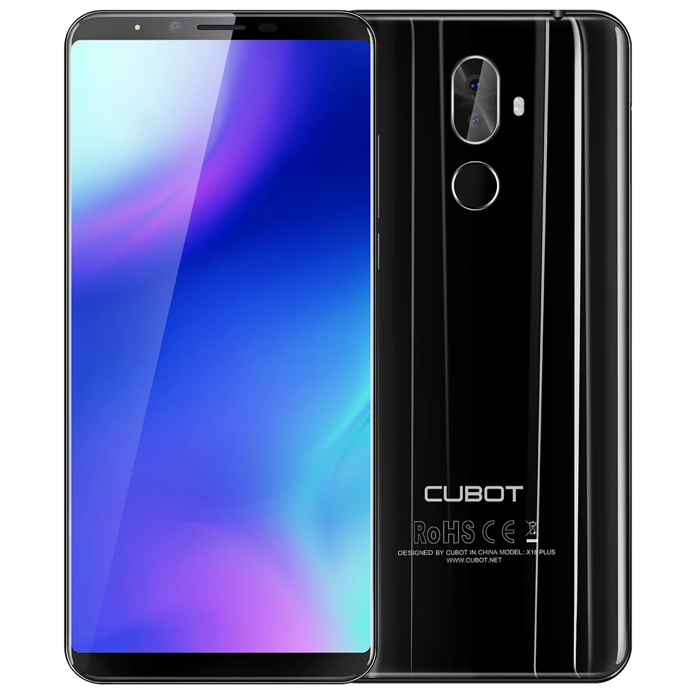 Мобильный телефон CUBOT X18 Plus, 4G, 5,99 дюймов, FHD+ 18:9, Восьмиядерный процессор MT6750T, 4 Гб+ 64 ГБ, задняя камера, 20 Мп+ Мп, отпечаток пальца, смартфон